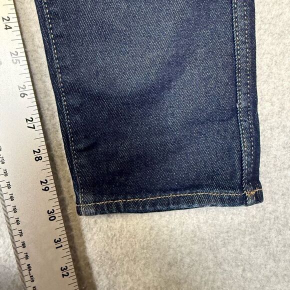 Gap Women's Size 27 Regular Slim Leg HR Harrison Cuffed Denim Jeans - Picture 8 of 10